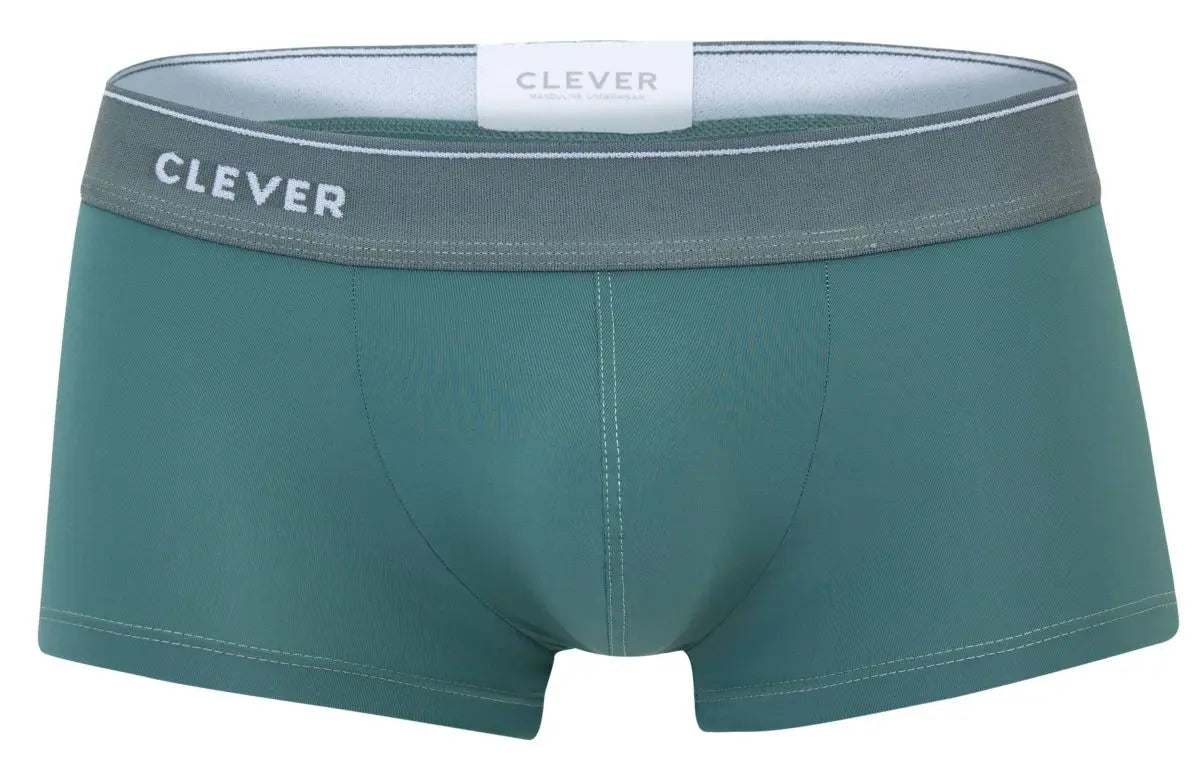 Clever Moda 남성 속옷 2042 멘도사 트렁크스 색상 그린