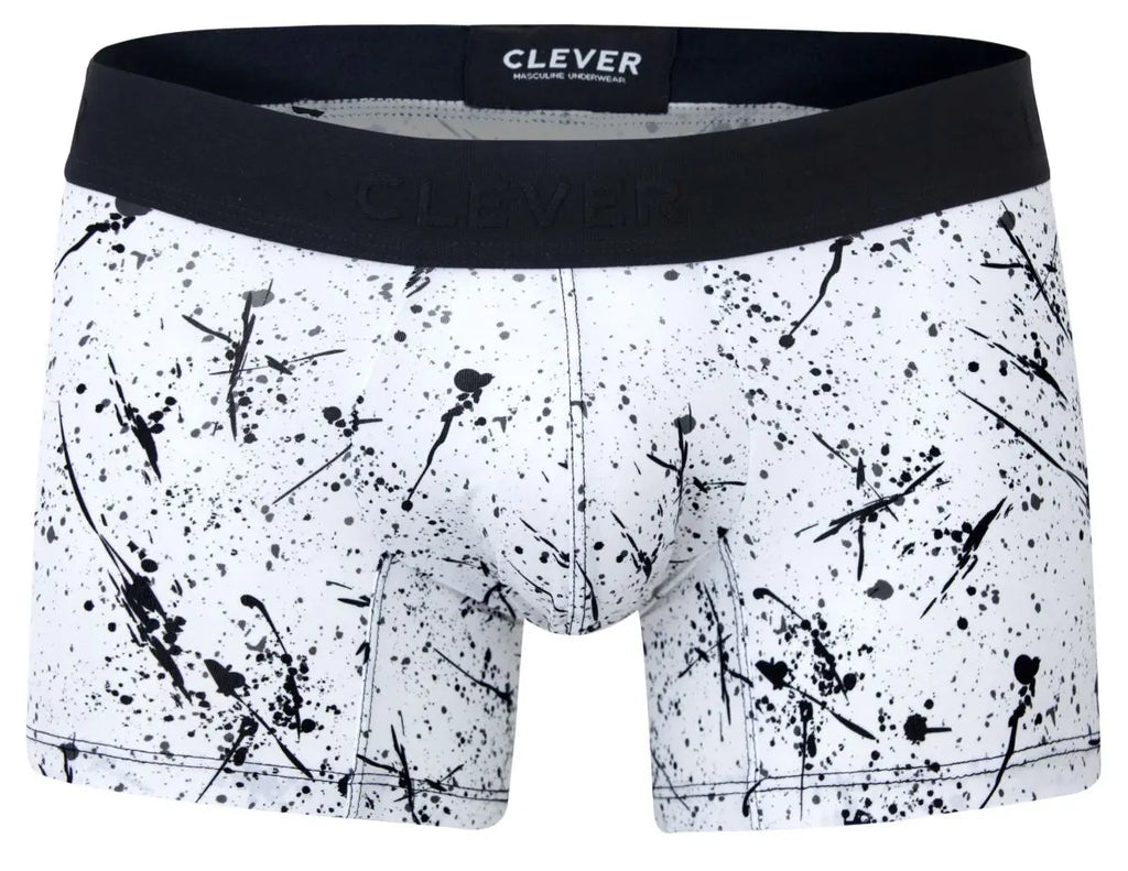 Clever Moda 남성용 속옷 2050 Brochazos 트렁크 색상 블랙