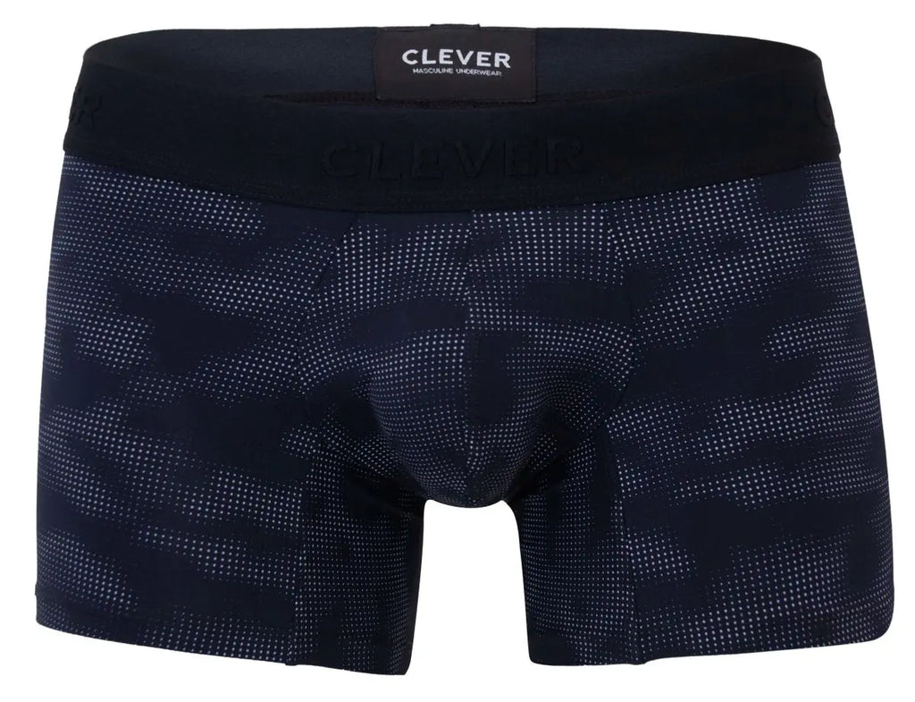 Clever Moda 남성 속옷 2052 밀리터리 트렁크 색상 블랙