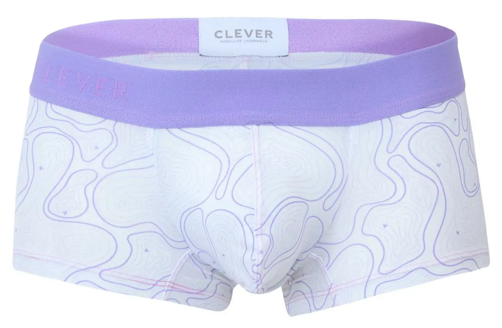 Clever Moda メンズ下着 2056 Maze Trunks カラー ライラック