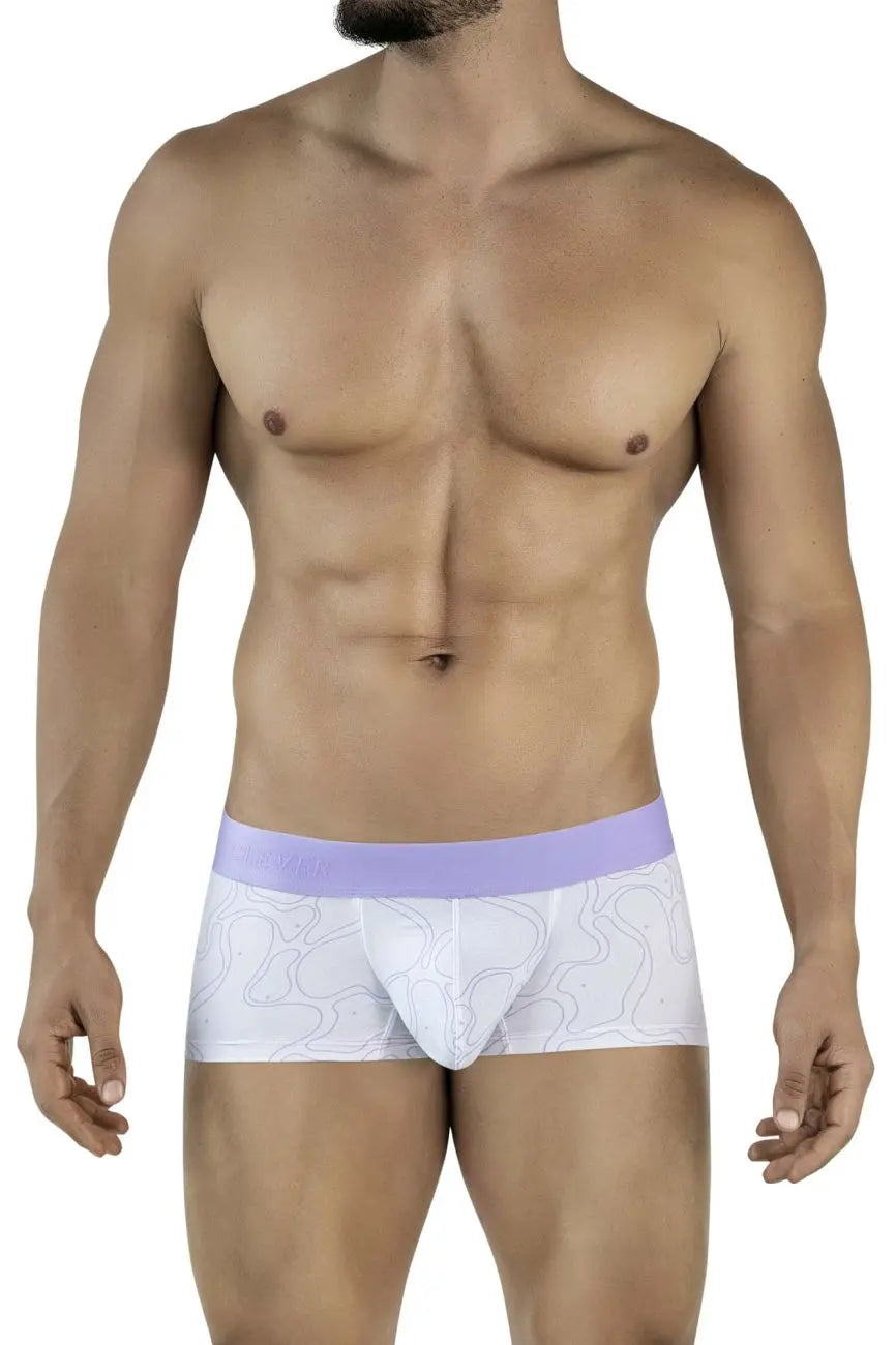 Clever Moda メンズ下着 2056 Maze Trunks カラー ライラック
