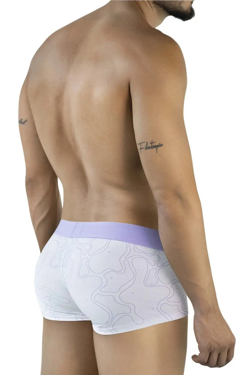 Clever Moda メンズ下着 2056 Maze Trunks カラー ライラック