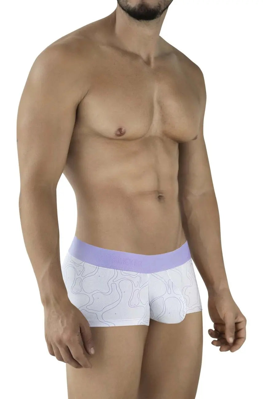 Clever Moda メンズ下着 2056 Maze Trunks カラー ライラック