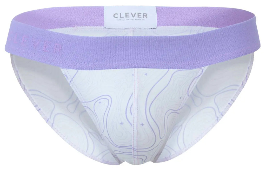 Clever Moda 남성 속옷 2057 미로 비키니 색상 라일락