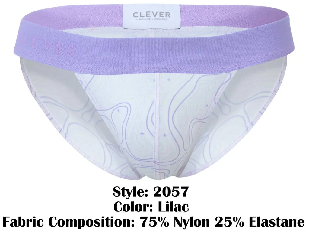 Clever Moda 남성 속옷 2057 미로 비키니 색상 라일락