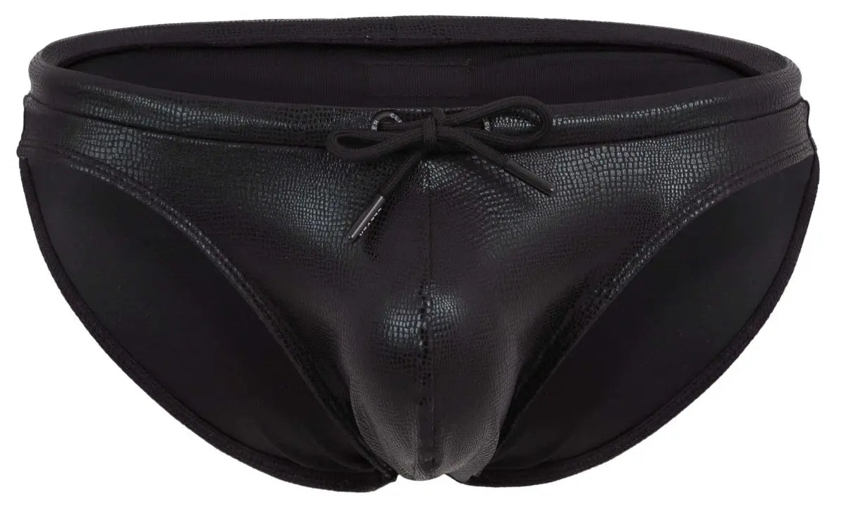 Clever Moda 남성 수영복 2065 Gorgona 스윔 브리프 색상 Black