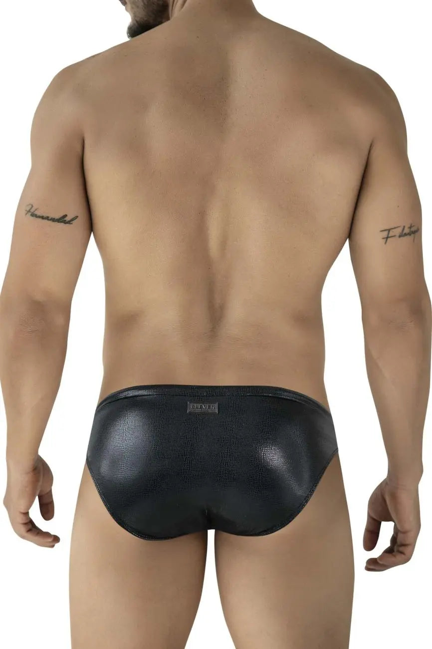 Clever Moda 남성 수영복 2065 Gorgona 스윔 브리프 색상 Black