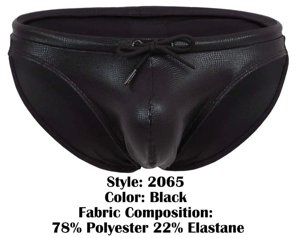 Clever Moda メンズ水着 2065 Gorgona スイムブリーフ 色:ブラック