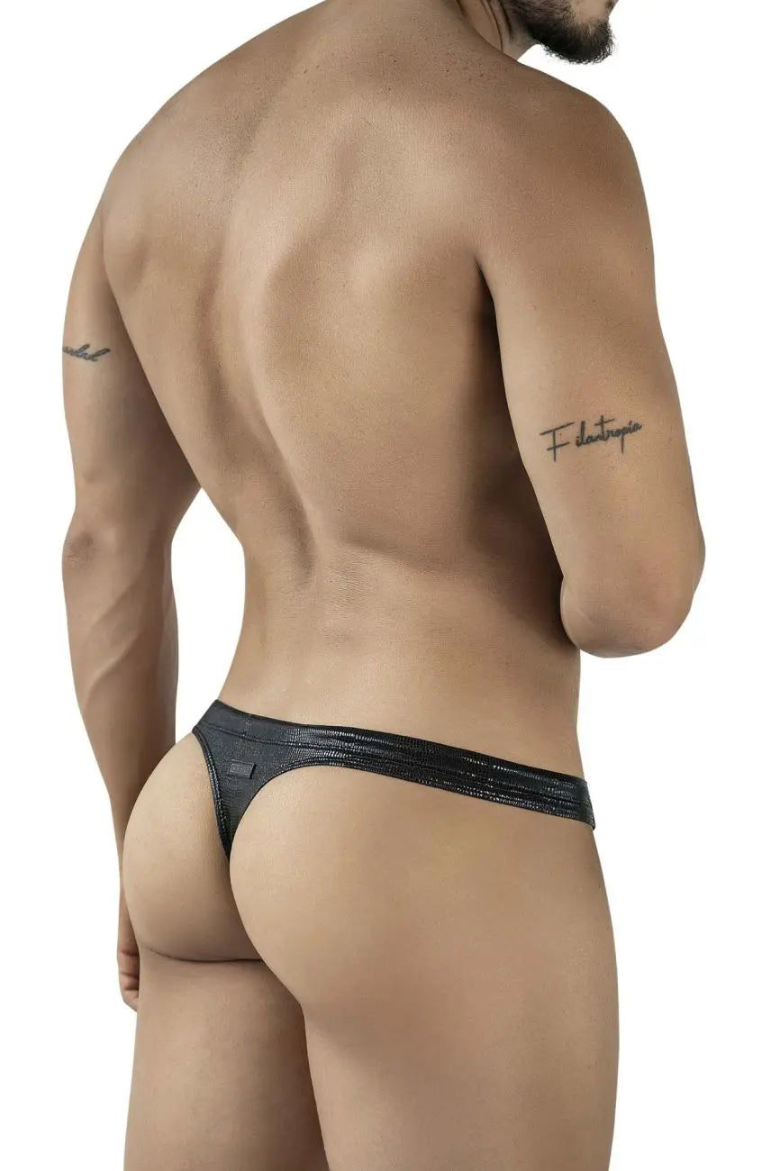 Clever Moda 남성 수영복 2071 Gorgona 스윔 끈팬티 색상 블랙
