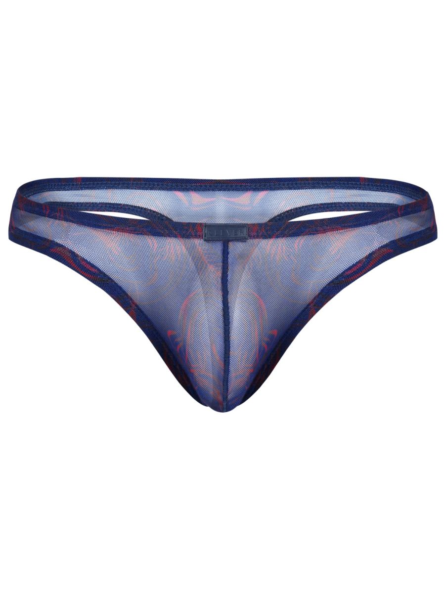 Clever 26037 Experience Bold Sensuality with the Clever 26037 Calipso Thongs in Blue Color Blue