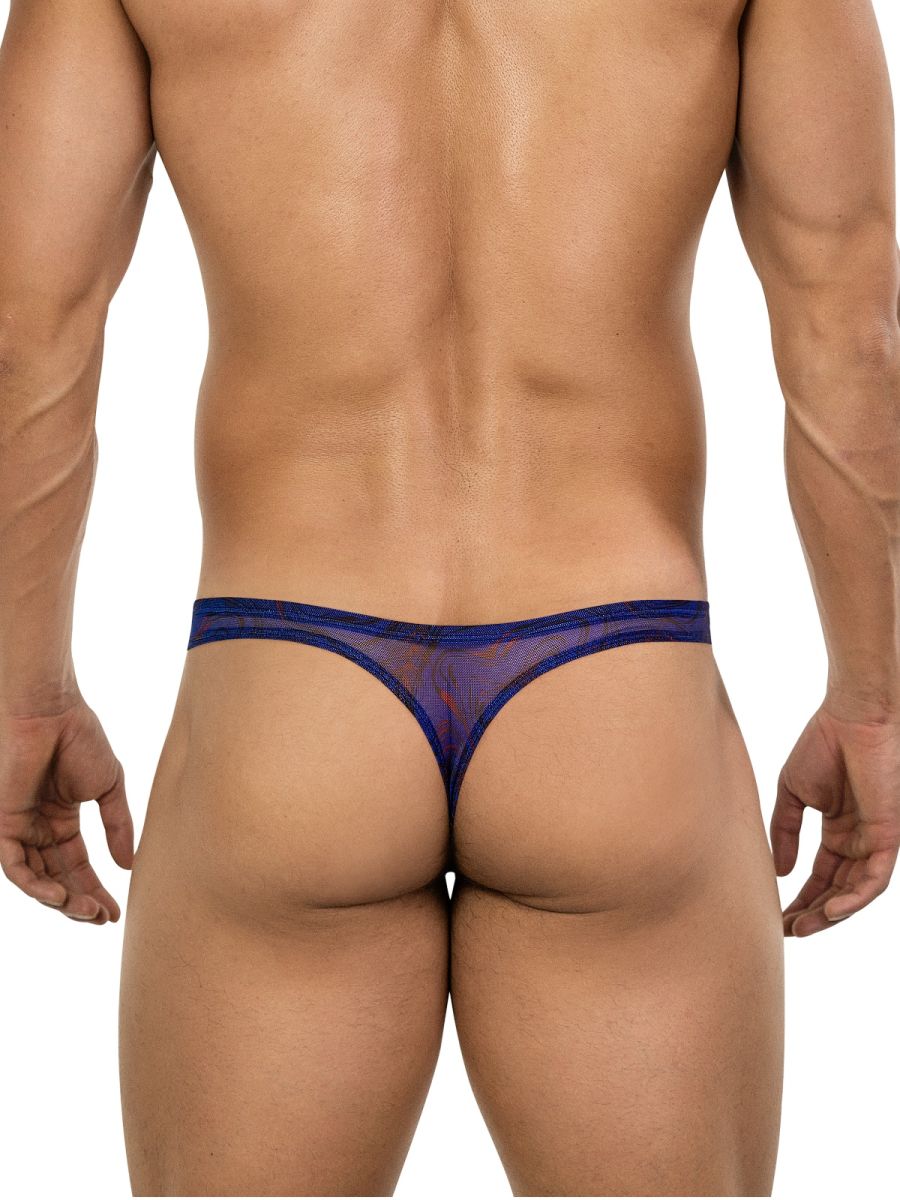 Clever 26037 Experience Bold Sensuality with the Clever 26037 Calipso Thongs in Blue Color Blue