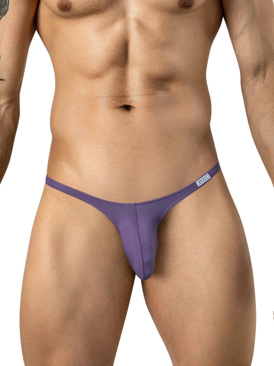Clever Moda lilac Cronos brief with ultra-thin sides and a branded waistband tag.