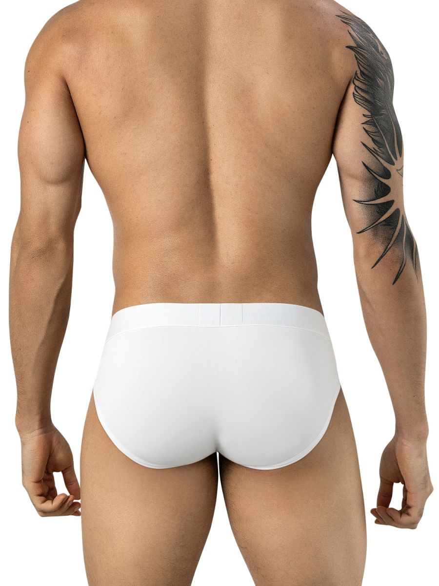 Clever 26209 Men's Underwear Salento Briefs for Everyday Comfort and Support Color White