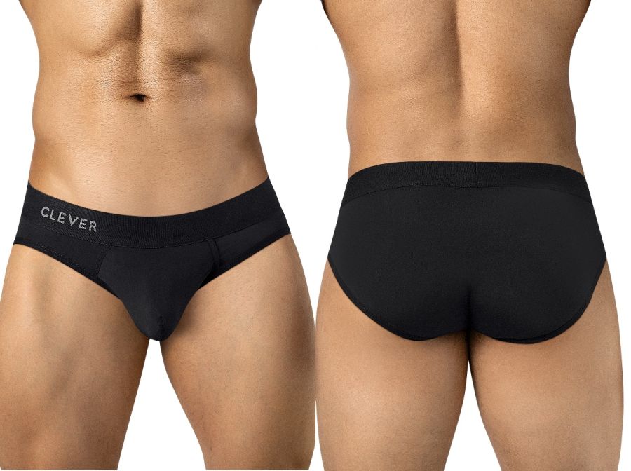 Clever 26210 Men's Underwear Salento Ergonomic Supportive Briefs Color Black