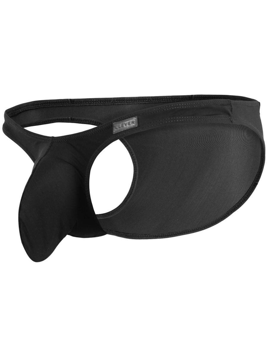 Clever 26216 Men's Underwear Cocuy Minimalist Low Rise Briefs Color Black