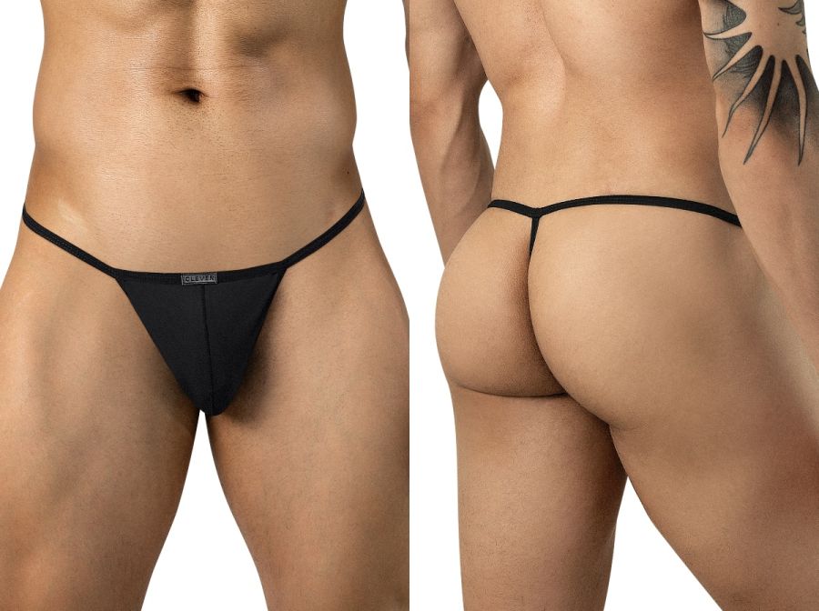 Clever 26218 Men's Underwear Filandia Minimalist Micro Thongs Color Black