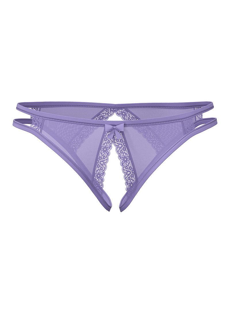 Magic Silk Women's Crotchless Low Rise Panty
