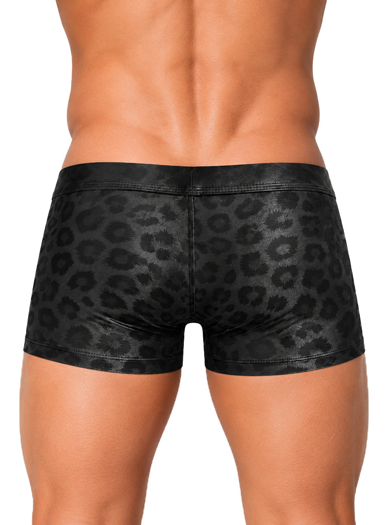 Undergear Men's Cutout Zip Trunk BK-788