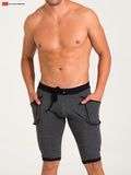 Go Softwear 4954 Men's California Bliss Yoga Short - Charcoal