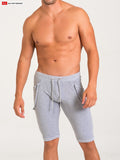 Go Softwear 4954 Men's California Bliss Yoga Short - Heather Grey