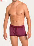 Go Softwear 4943 Men's California Bliss Row Short - Maroon