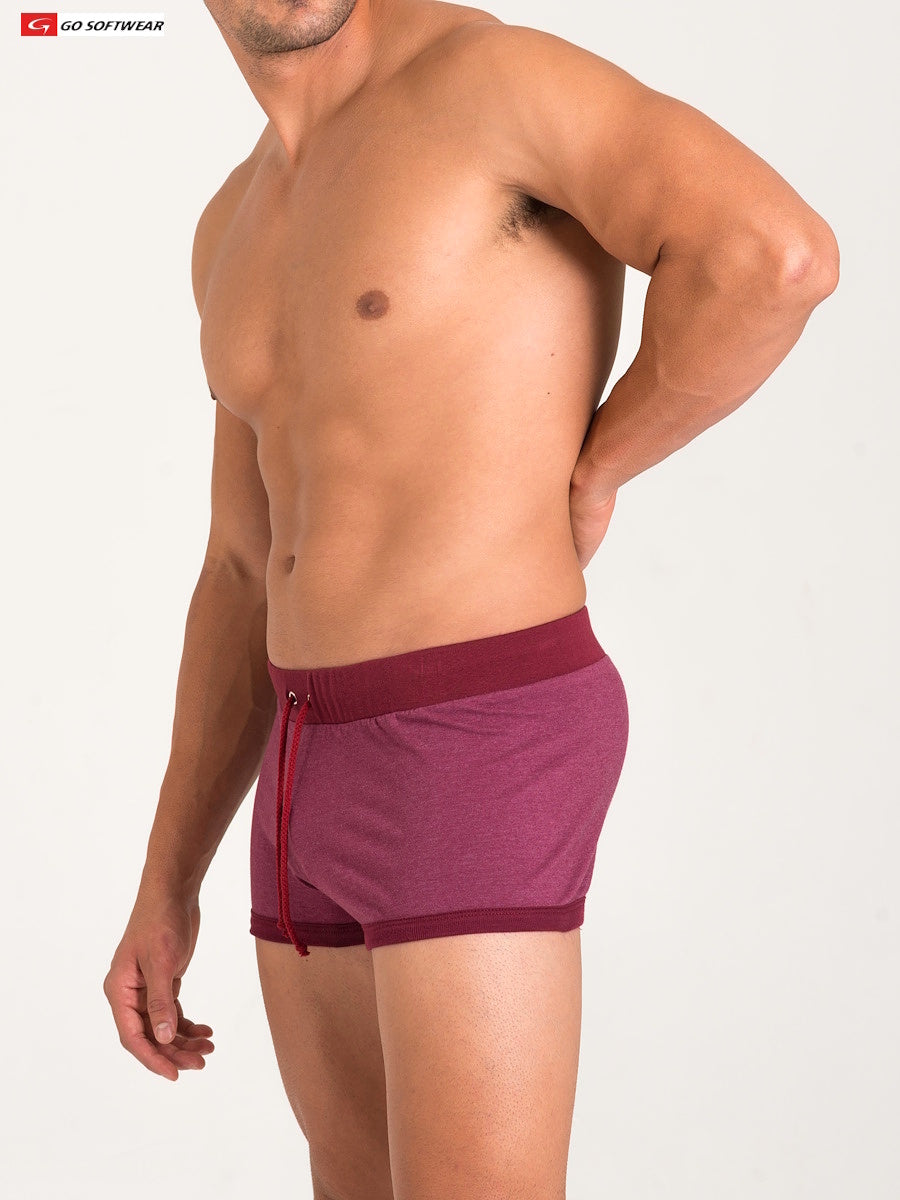 Go Softwear 4943 Men's California Bliss Row Short - Maroon