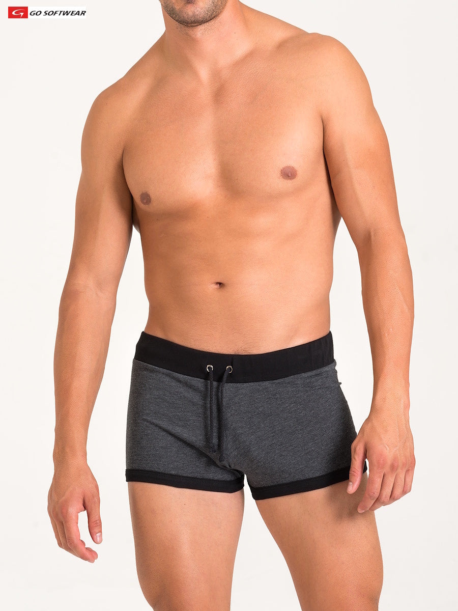 Go Softwear 4943 Men's California Bliss Row Short - Charcoal