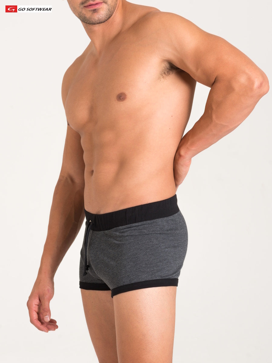 Go Softwear 4943 Men's California Bliss Row Short - Charcoal