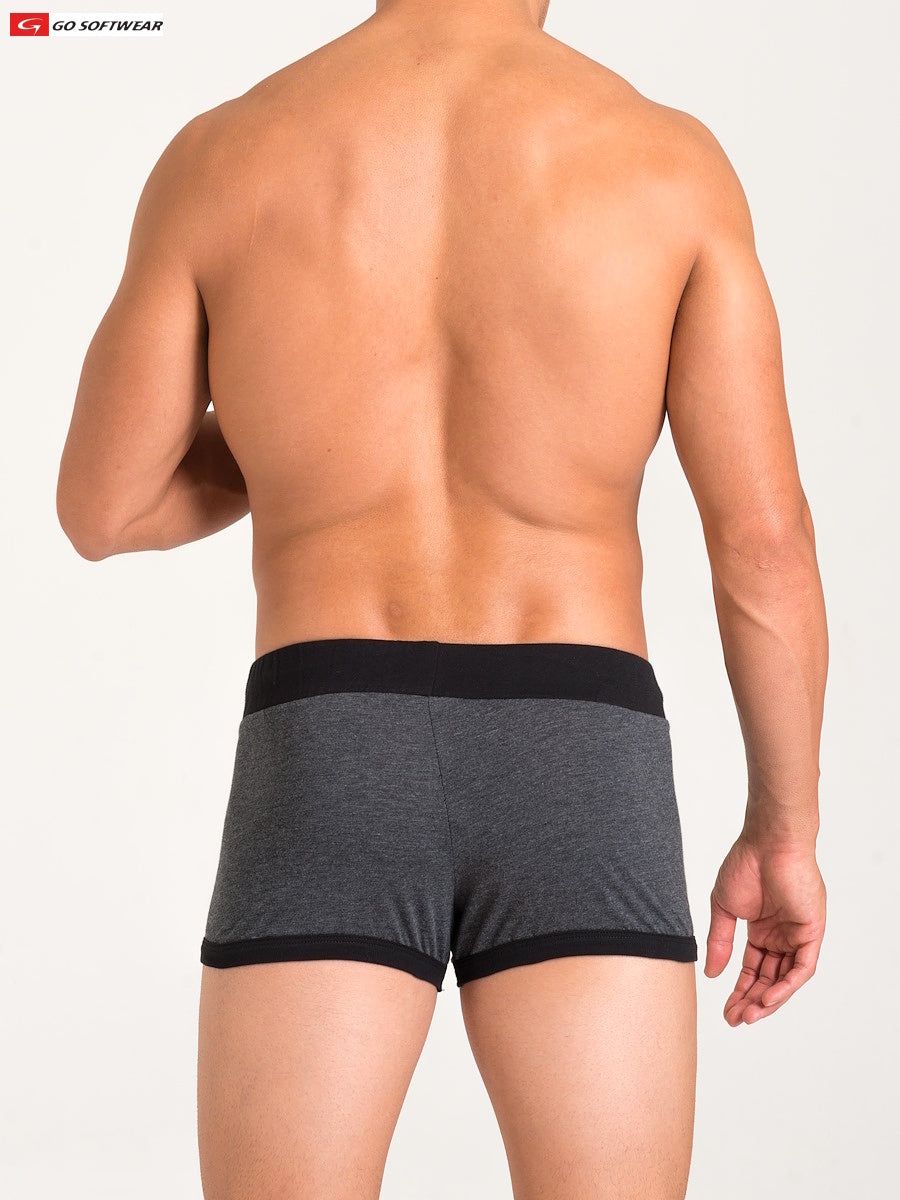 Go Softwear 4943 Men's California Bliss Row Short - Charcoal