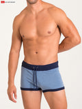 Go Softwear 4943 Men's California Bliss Row Short - Lite Denim