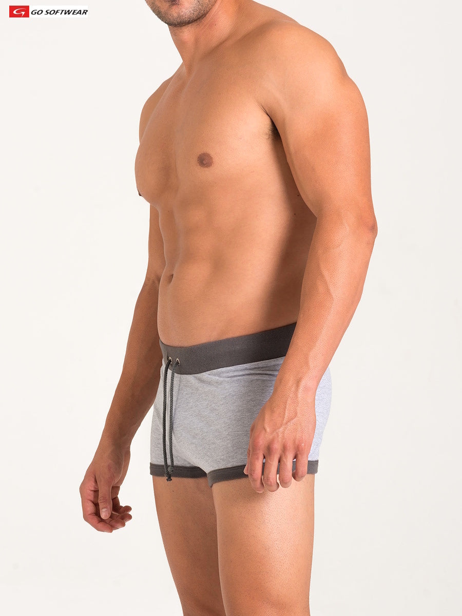 Go Softwear 4943 Men's California Bliss Row Short - Heather Grey