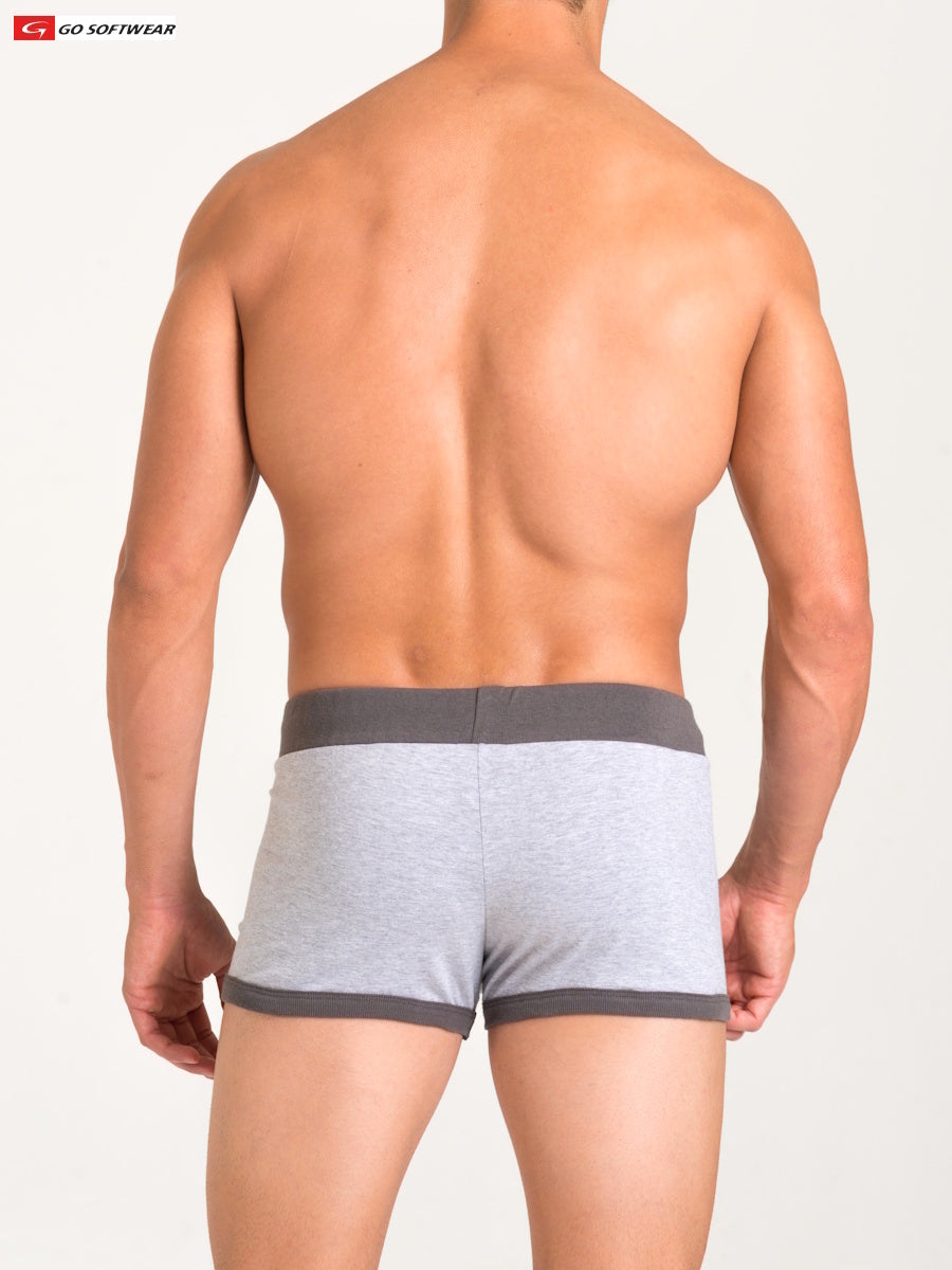 Go Softwear 4943 Men's California Bliss Row Short - Heather Grey