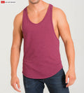 Go Softwear 4945 Men's California Bliss Y-Back Muscle Tank - Maroon