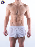 AMERICAN JOCK 8316 Men's Ultra Running Short - White