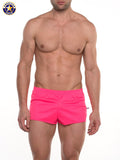 AMERICAN JOCK 8316 Men's Ultra Running  Short - Pink