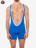 AMERICAN JOCK 8404 Men's Sports Scoop Singlet - Royal Blue