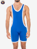 AMERICAN JOCK 8406 Men's Sports Freestyle Singlet - Royal Blue