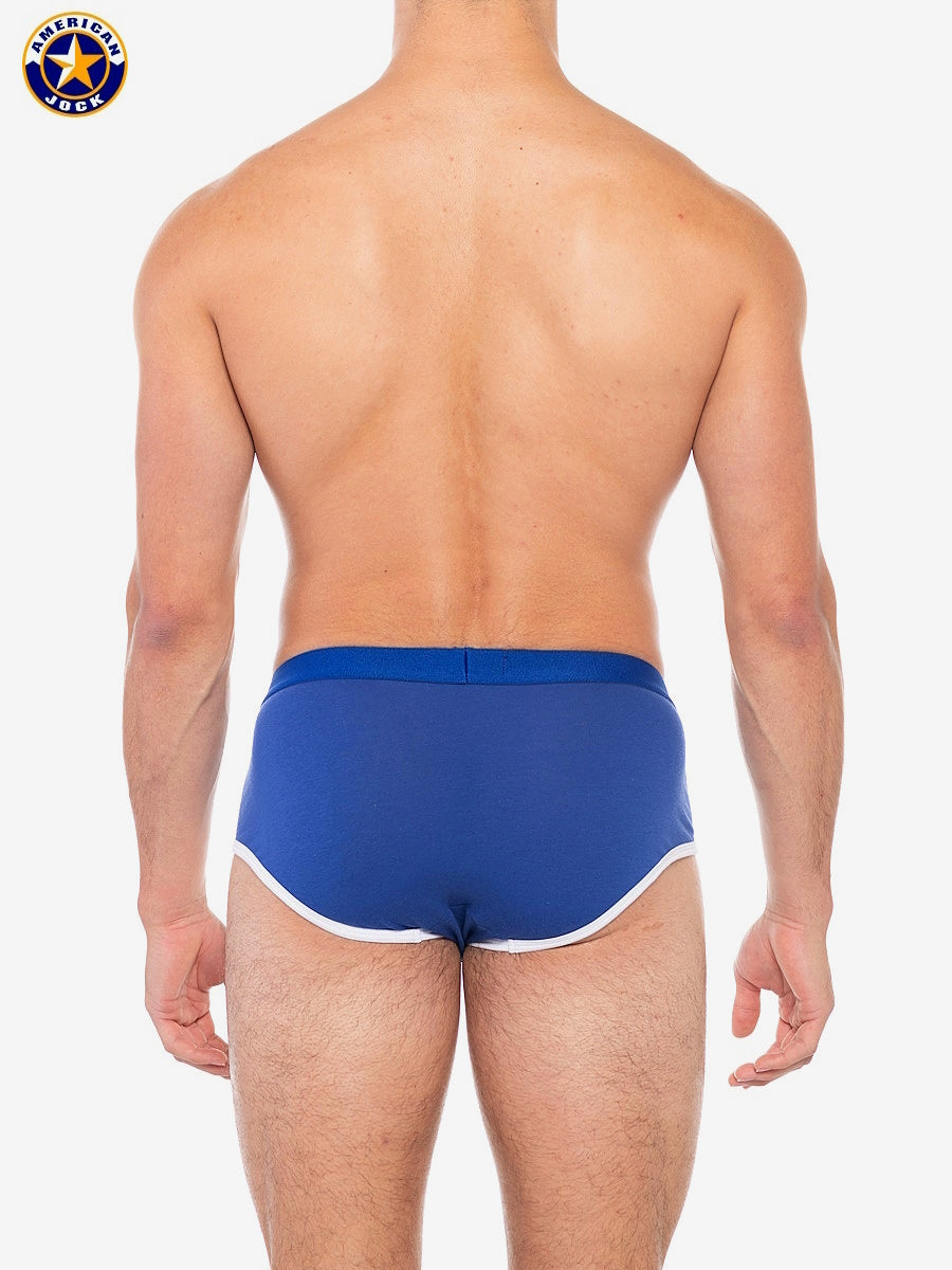 AMERICAN JOCK 8402 Men's Sport Brief - Royal Blue