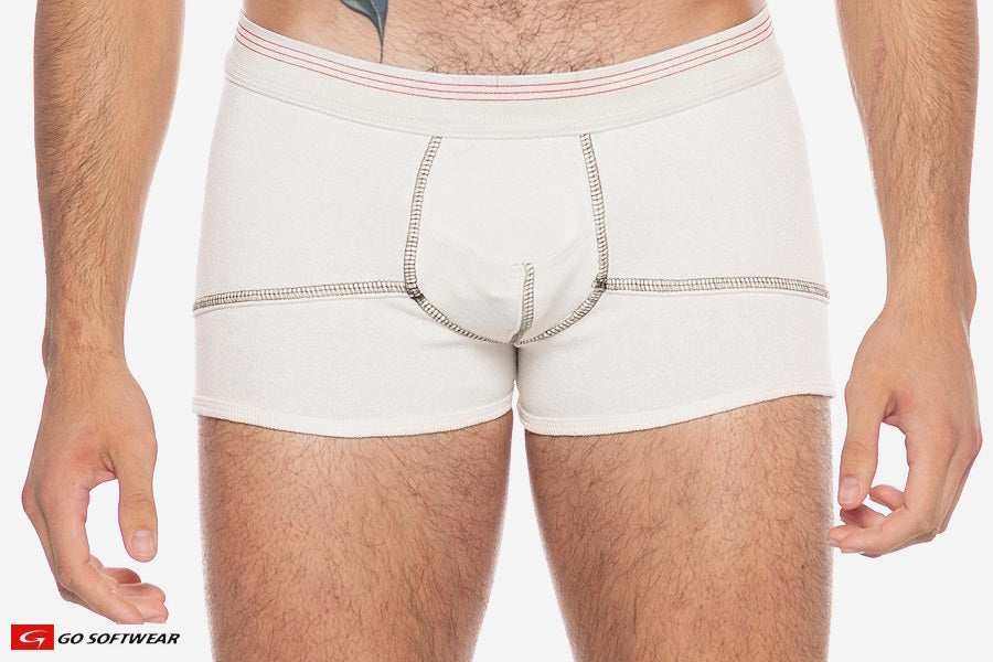 Go Softwear 4413 Men's Hemp Boxer Brief - Natural