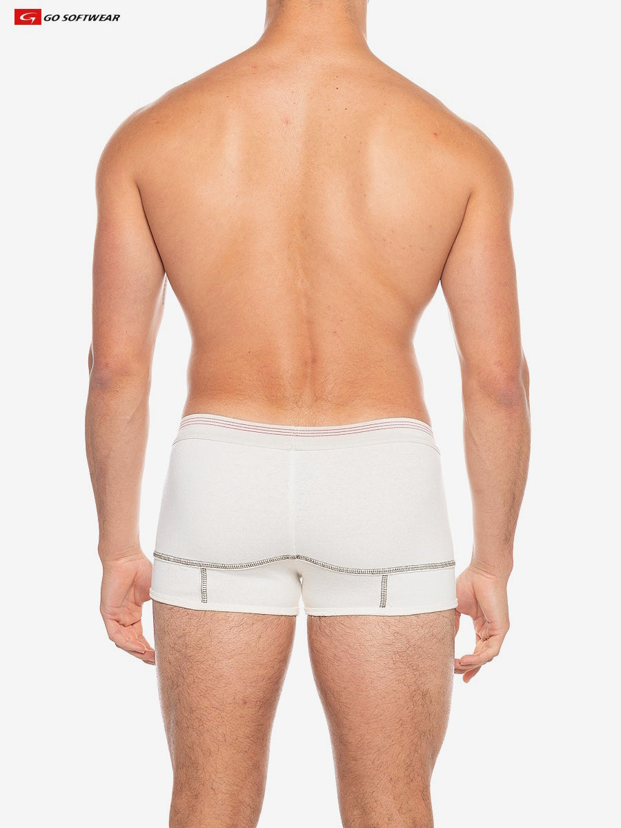 Go Softwear 4413 Men's Hemp Boxer Brief - Natural