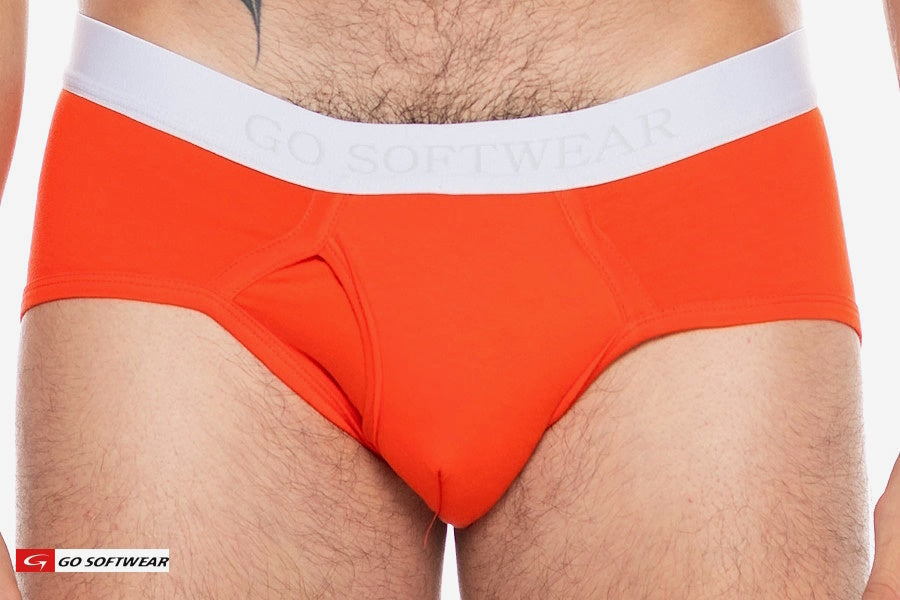 Go Softwear 2721 Men's Boost Padded Pouch Brief - Mandarin