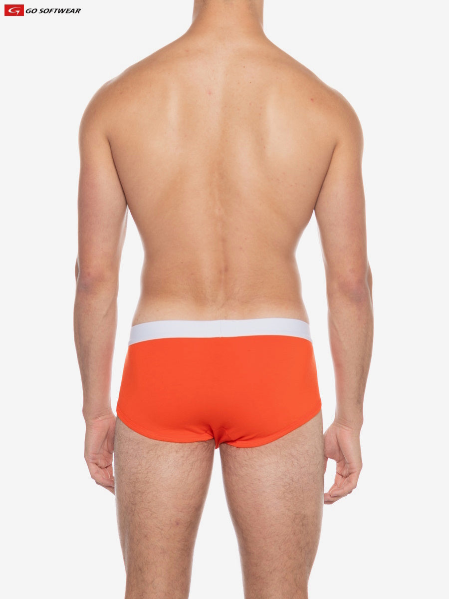 Go Softwear 2721 Men's Boost Padded Pouch Brief - Mandarin