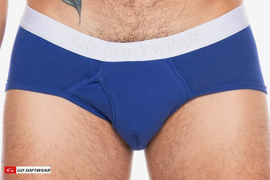 Go Softwear 2721 Men's Boost Padded Pouch Brief - Nautical Blue