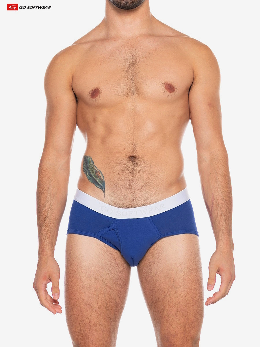 Go Softwear 2721 Men's Boost Padded Pouch Brief - Nautical Blue