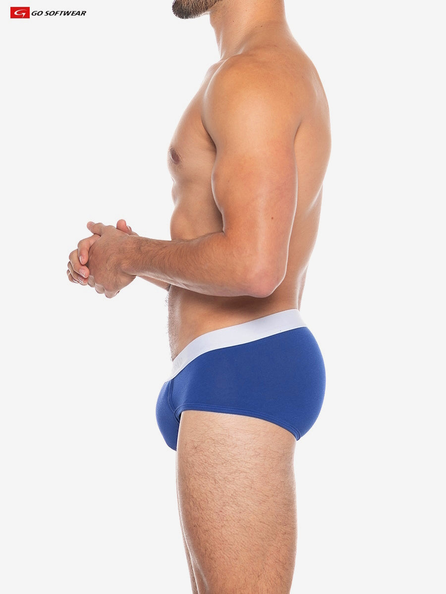 Go Softwear 2721 Men's Boost Padded Pouch Brief - Nautical Blue