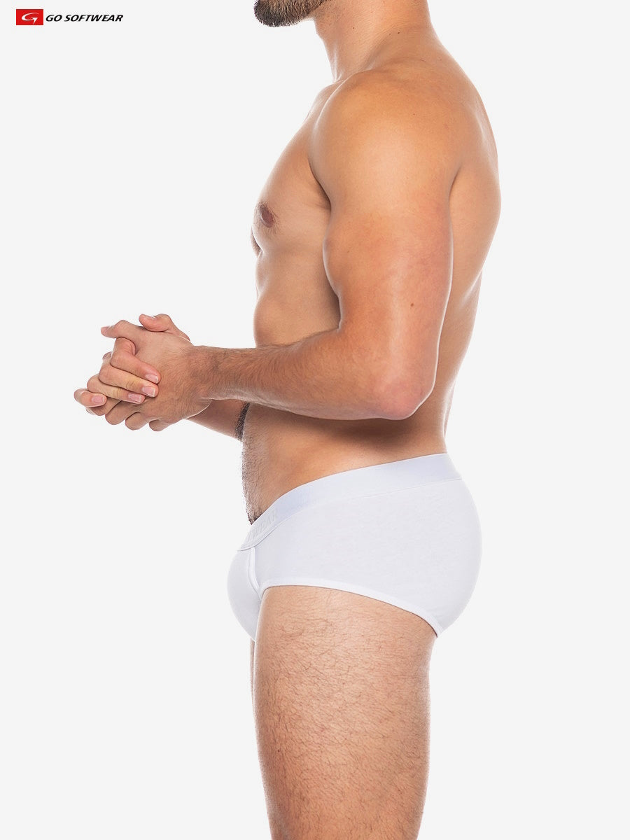 Go Softwear 2721 Men's Original Super Padded Pouch Brief - White