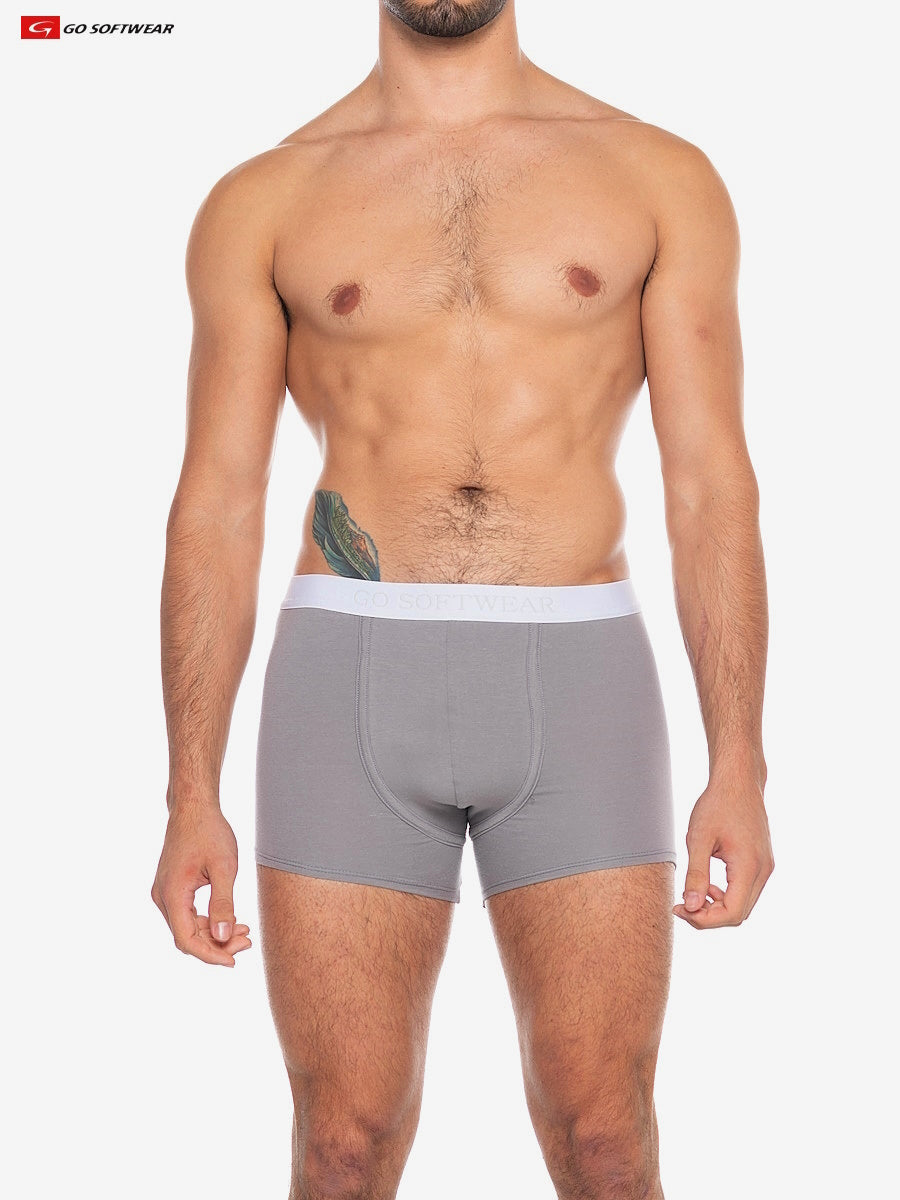 Go Softwear 2723 Men's Boost Padded Boxer - Pewter