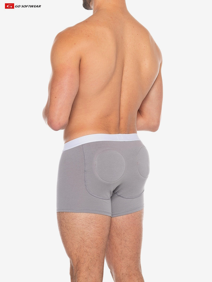 Go Softwear 2723 Men's Boost Padded Boxer - Pewter