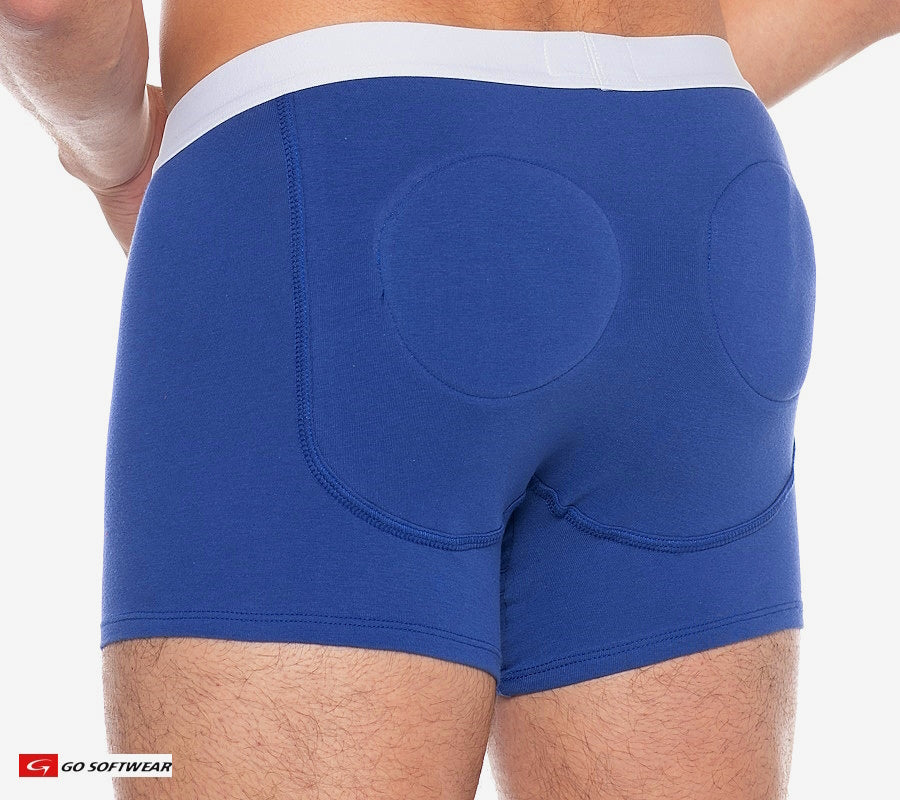 Go Softwear 2723 Men's Boost Padded Boxer - Nautical Blue