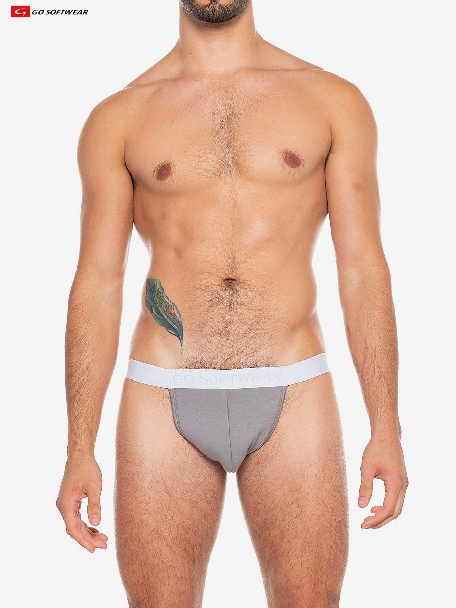 Go Softwear 2759 Men's Boost Padded Jockstrap - Pewter